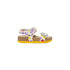 Sandali bianchi con fiorellino glitterato Settenote, Scarpe Bambini, SKU k283000171, Immagine 0